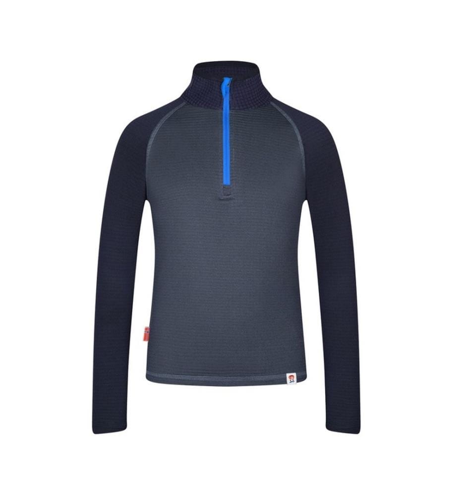 Rauland Half Zip Pullover - Electric Blue und Navy Blue