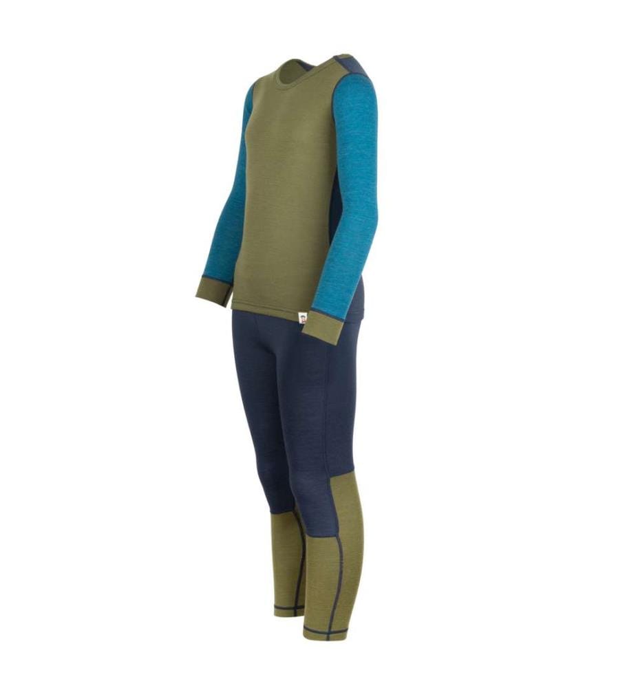 Merino Baselayer Set II - Tannengrün/Dunkelmarineblau