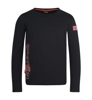 Stavanger Longsleeve XT - schwarz und burnt orange