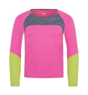 Seiland Longsleeve - frische Beere und Graphit und Heckengrün