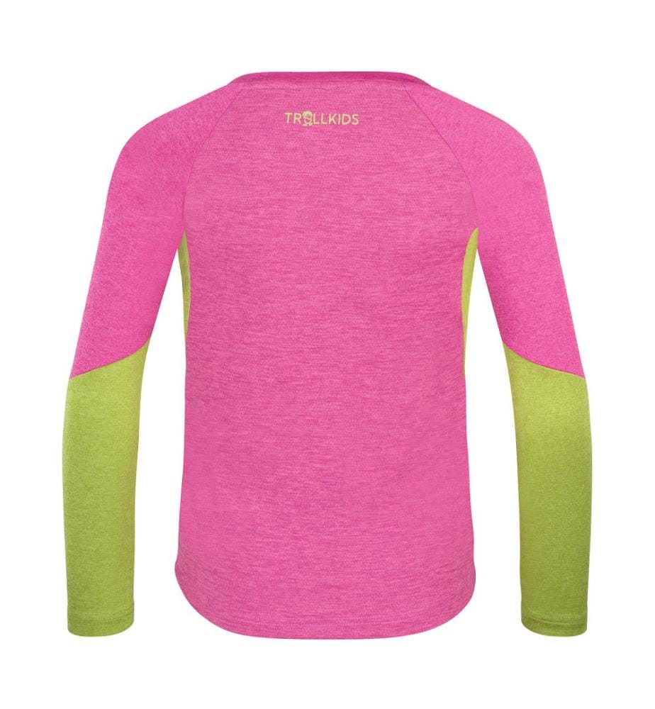 Seiland Longsleeve - frische Beere und Graphit und Heckengrün
