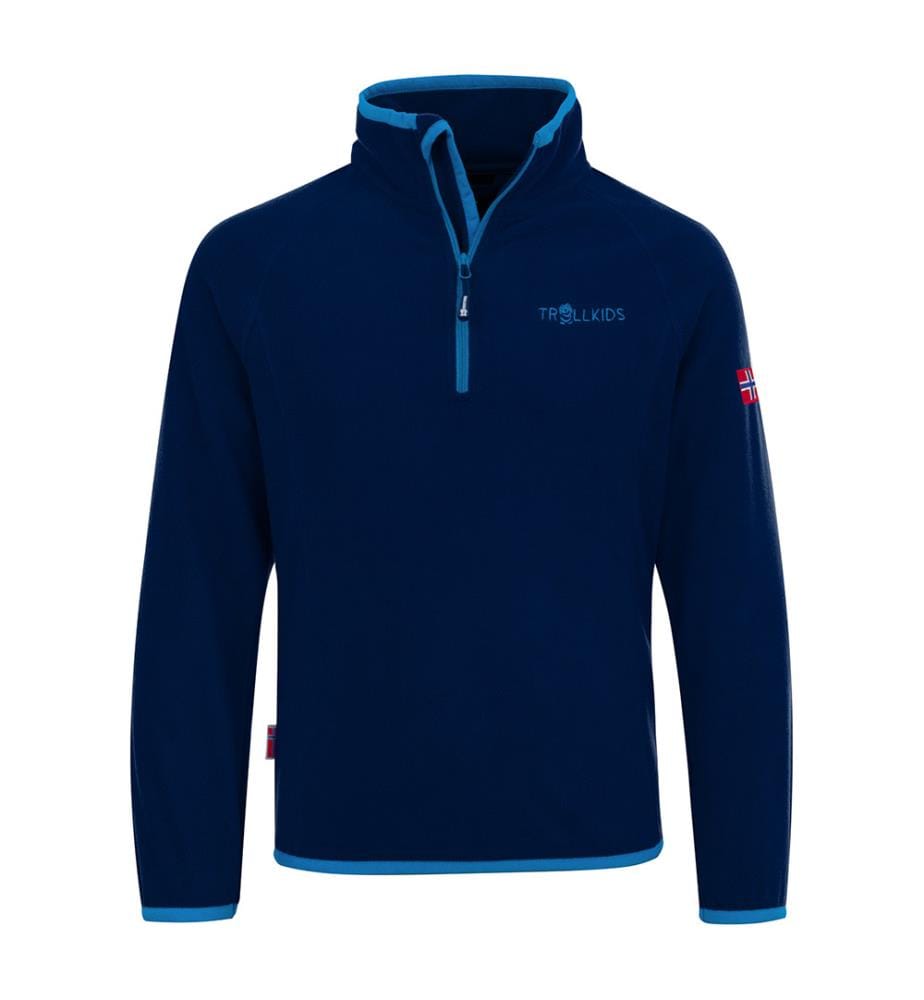 Fleece-Pullover Nordland - Marinblau und Blau