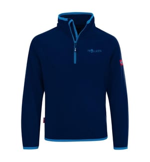 Fleece-Pullover Nordland - Marinblau und Blau