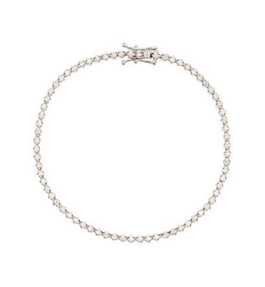 Rivière-Armband - Weissgold