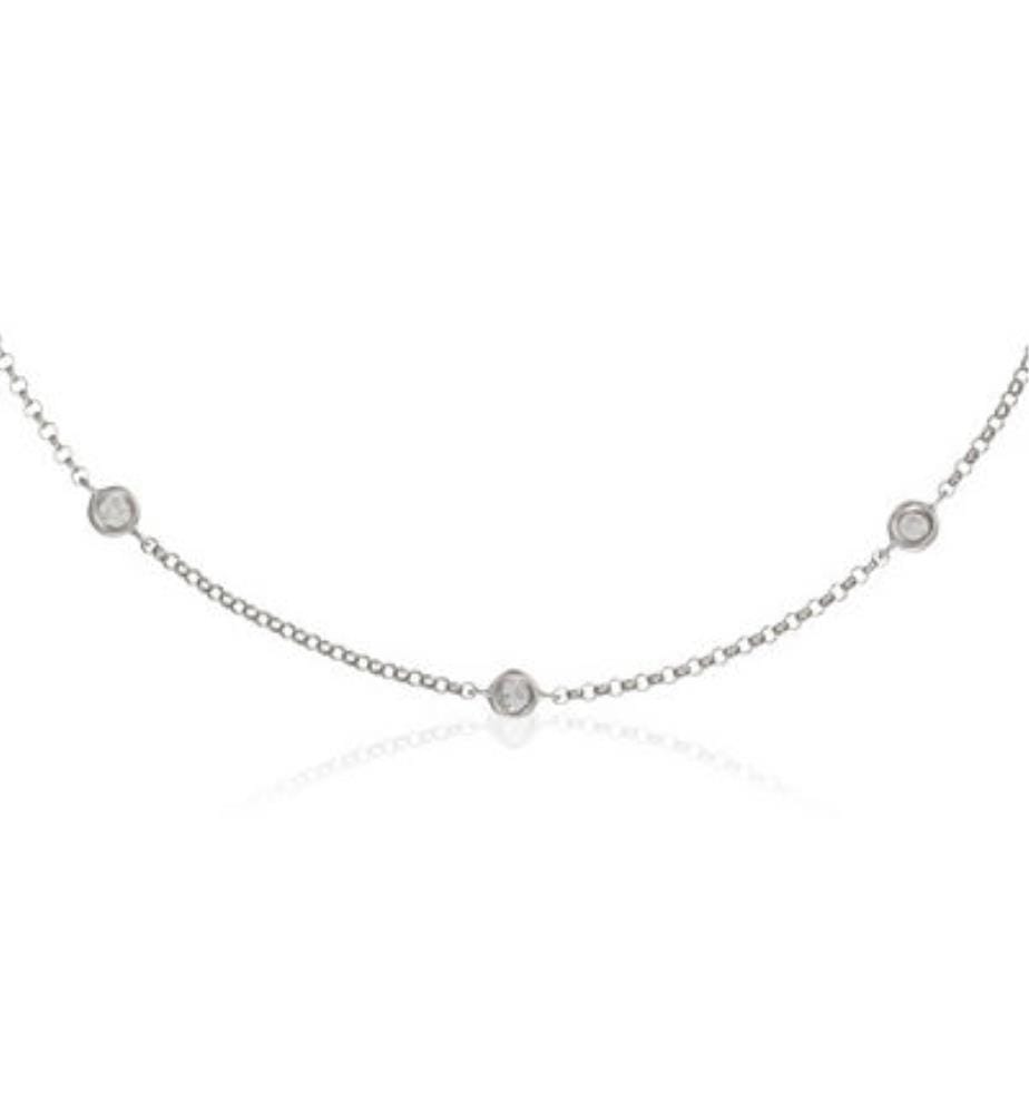 Sunshine Diamonds Halskette - Weissgold