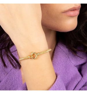 Laure Mesh-Armband - Gold
