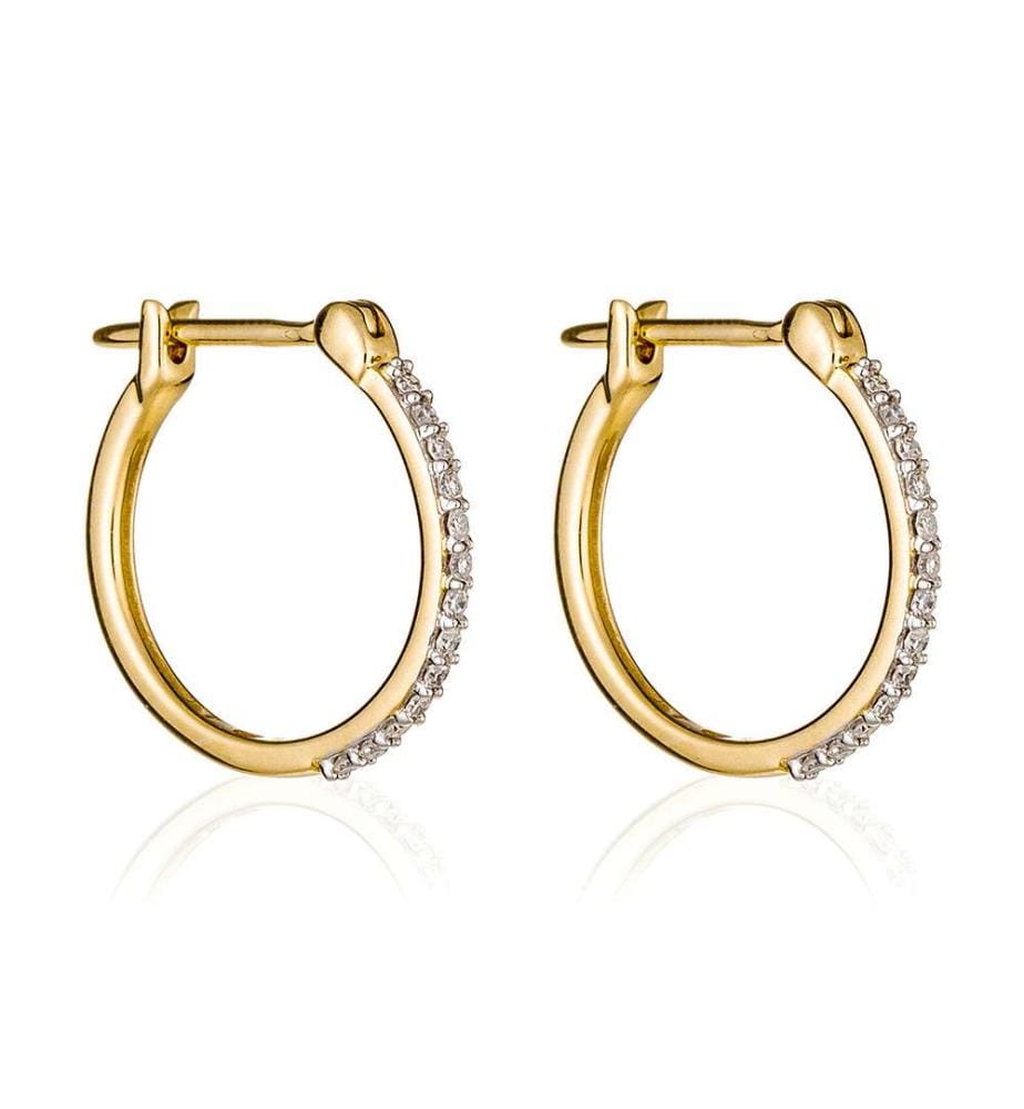 Creolen Ohrringe Sublimes - Gelbgold 375/1000