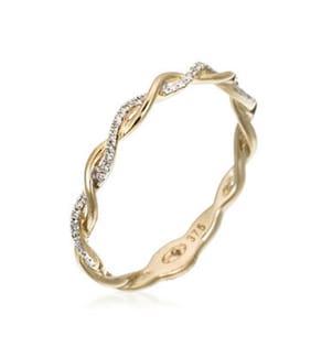 Ring Entortillement - Gelbgold 375/1000