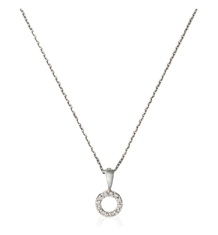 Pendente Simplicity - Oro bianco 375/1000