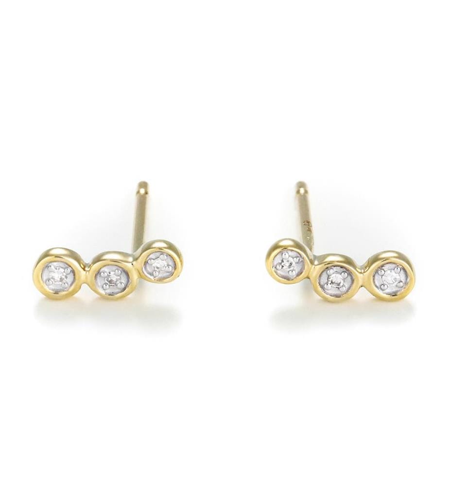 Ohrringe Or Jaune Tres D0,02/6