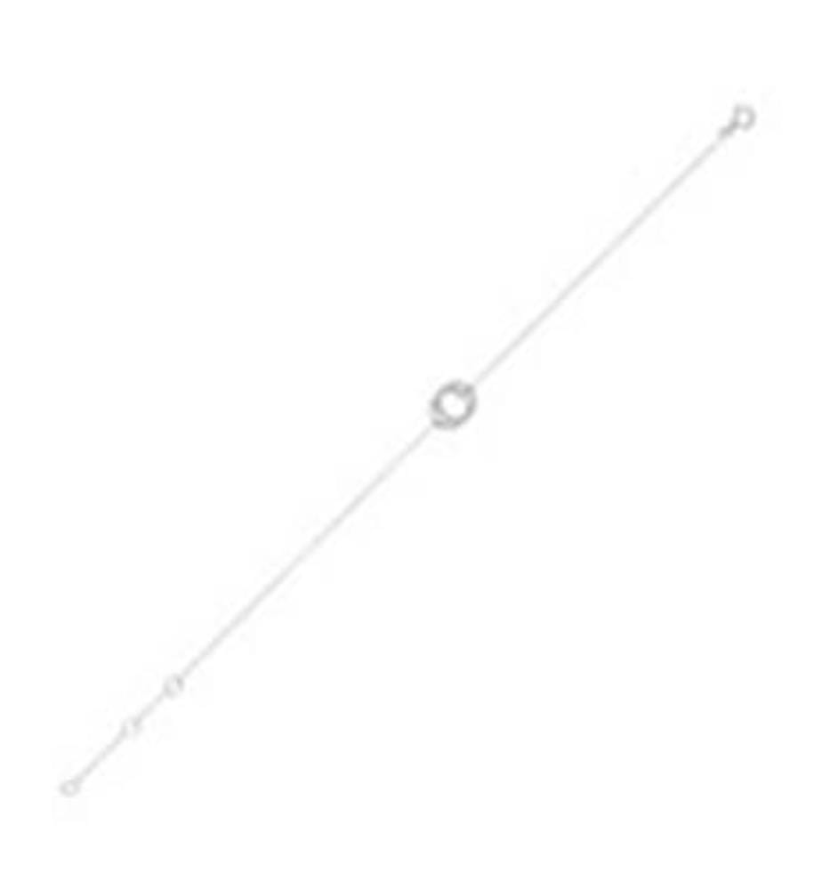 Bracciale Emy - Oro bianco