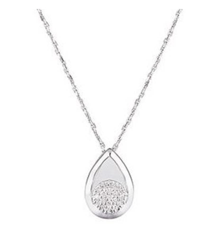 Pendente Goutte Somptueuse - Oro Bianco
