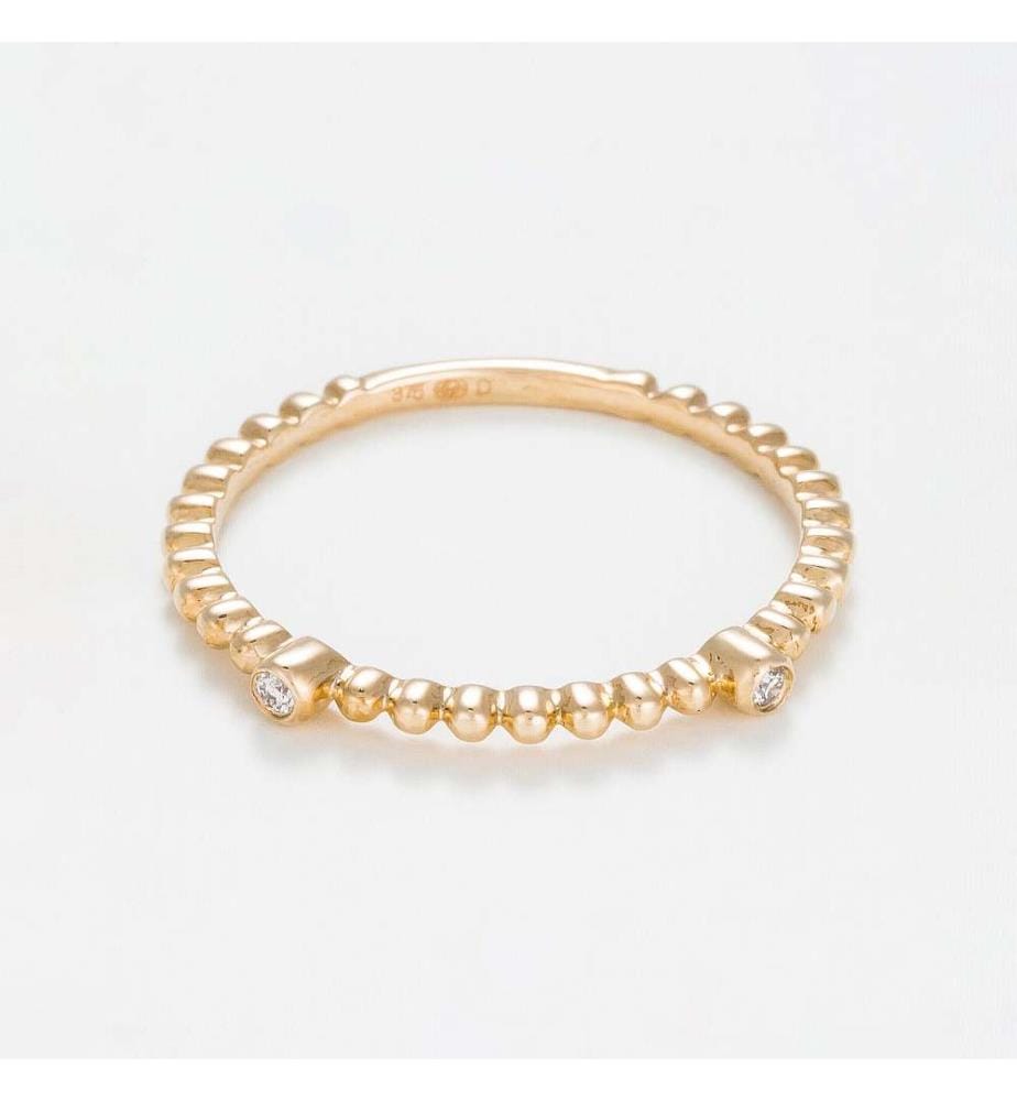 Set aus 4 Ringen Harmonie - Tricolor Gelbgold