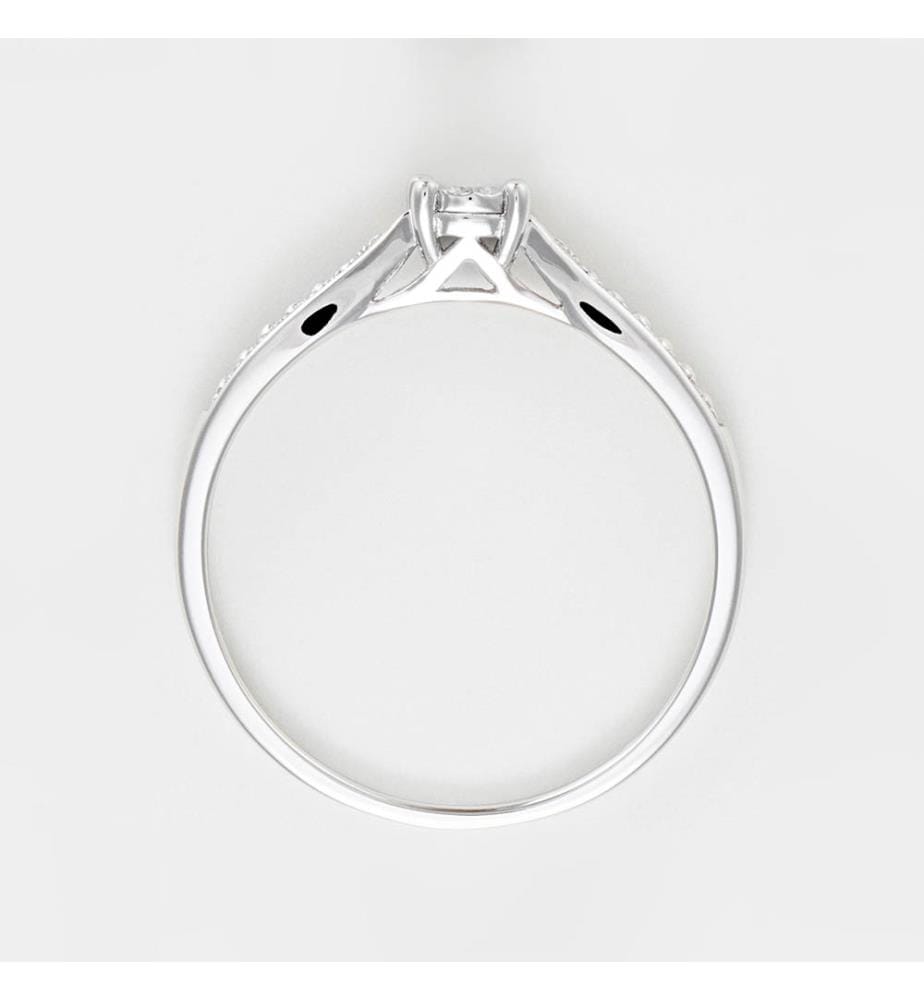 Ring Solitär Merveille - Weissgold