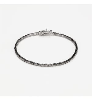 Rivière Armband - 375/1000 Weissgold