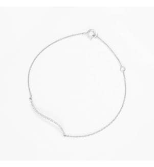 Armband Amya Diamant - Weissgold 375/1000
