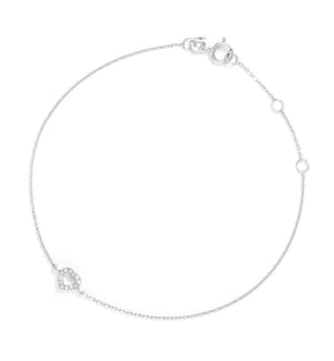 Armband Lovia - Weissgold 375/1000