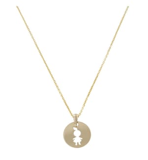 Little Girl Pendant Yellow Gold 375/1000
