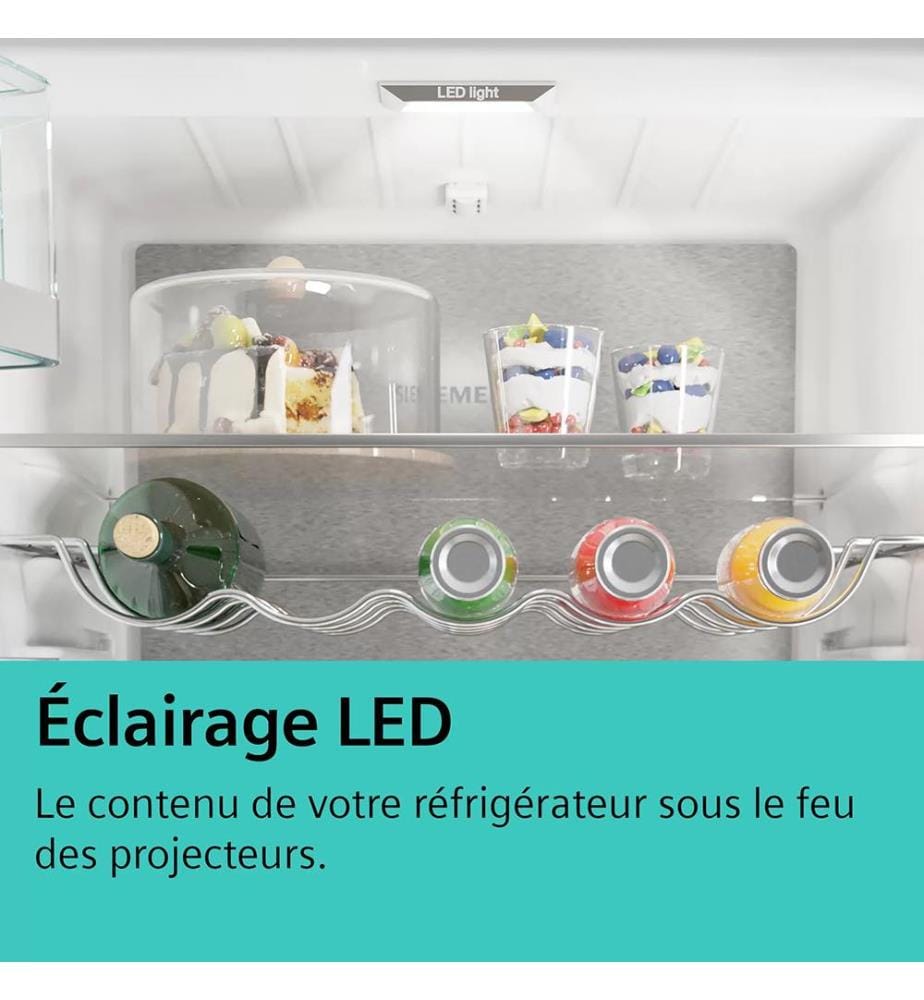 Réfrigérateur intégrable iQ500 avec congélateur - Blanc