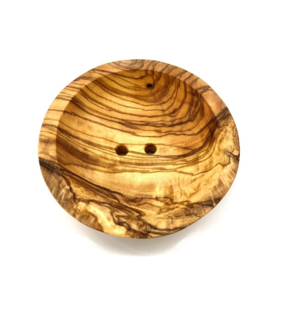 Seifenschale rund Ø 100 mm Olivenholz