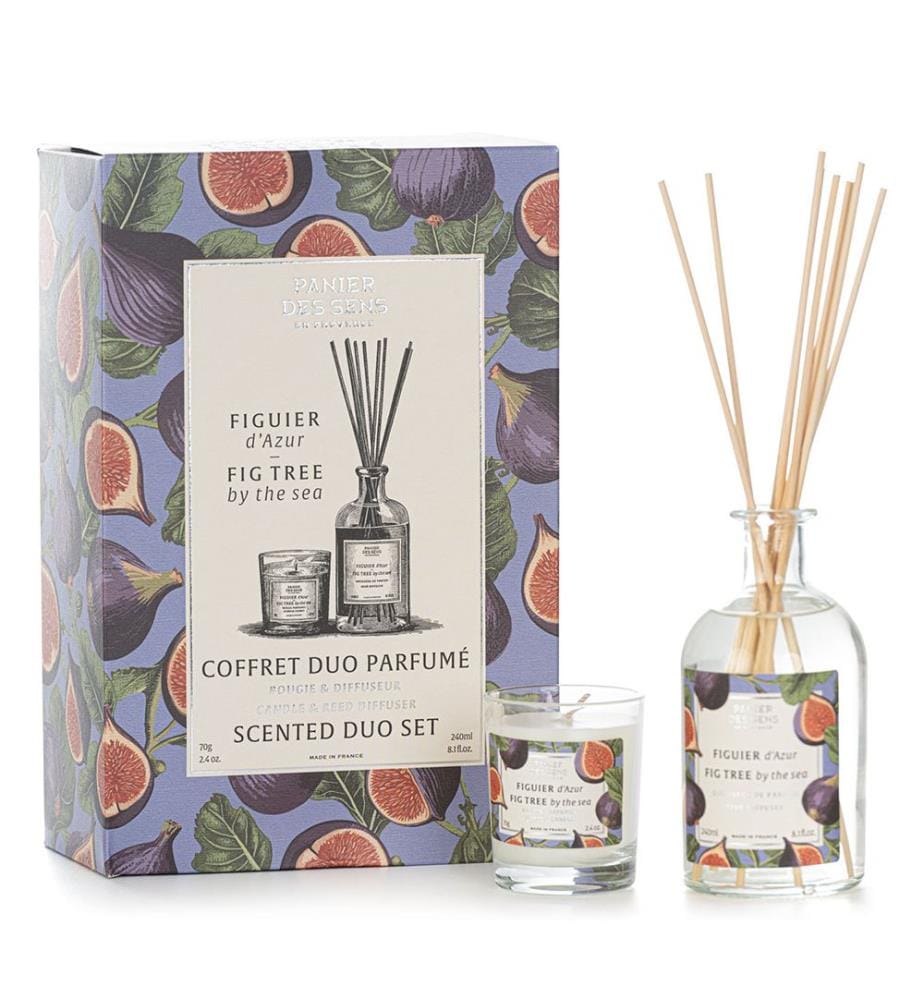 Gift Set Figuier d'Azur Perfume diffuser and scented candle
