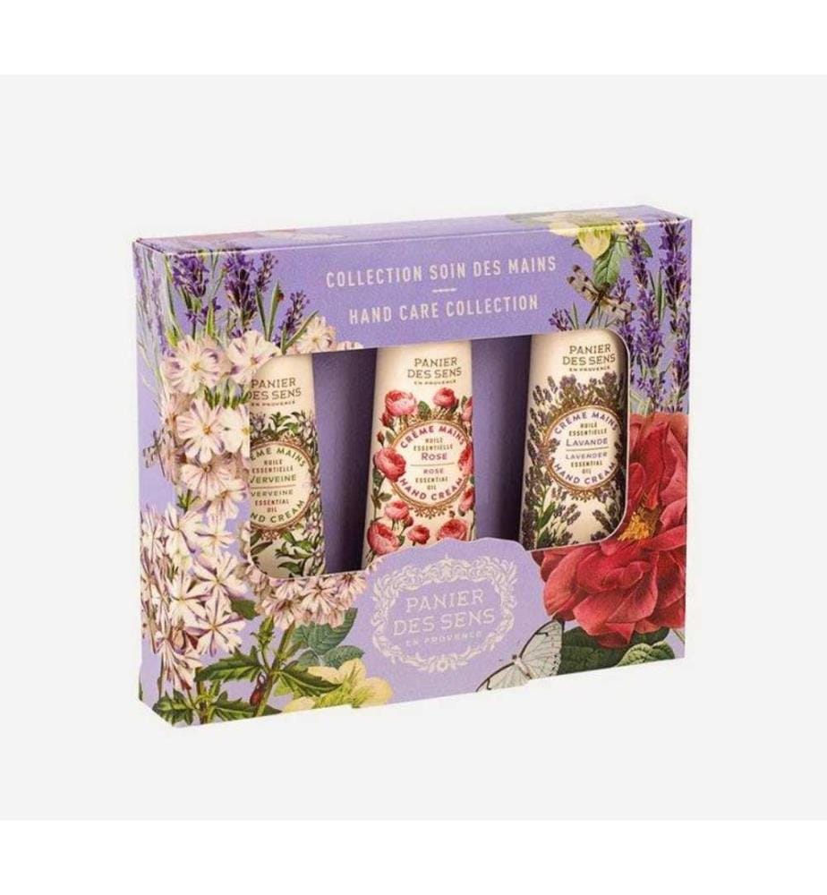 Handcreme-Set Lavendel, Rose, Zitronenverbene