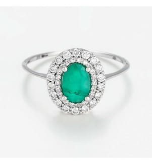 Ring Andaman - Weissgold 375/1000