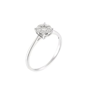 Forever Love Ring - Weissgold 375/1000