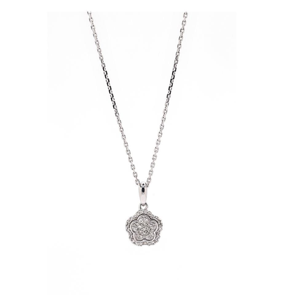 Pendentif "Blair" - Or blanc