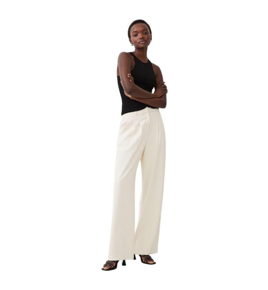 French Connection Womens/Ladies Harry Pleated Wide Leg Suit Trousers