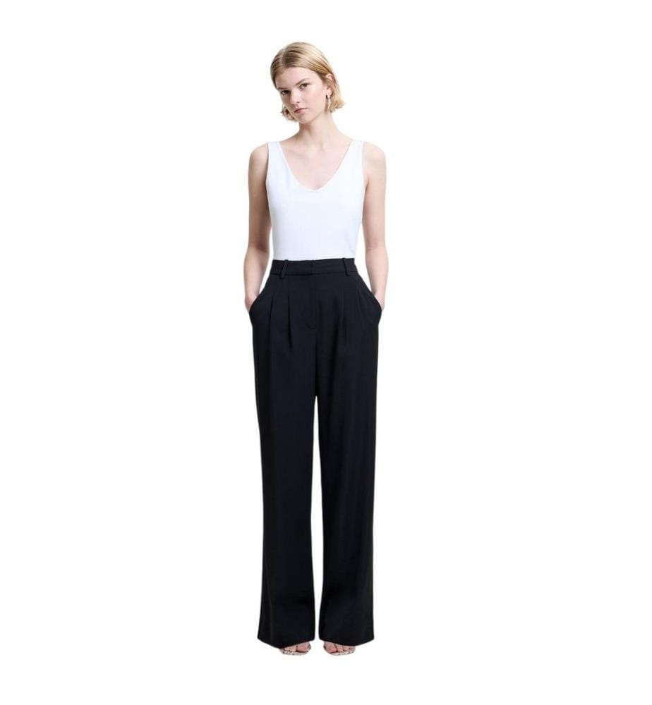 French Connection Womens/Ladies Harry Pleated Wide Leg Suit Trousers
