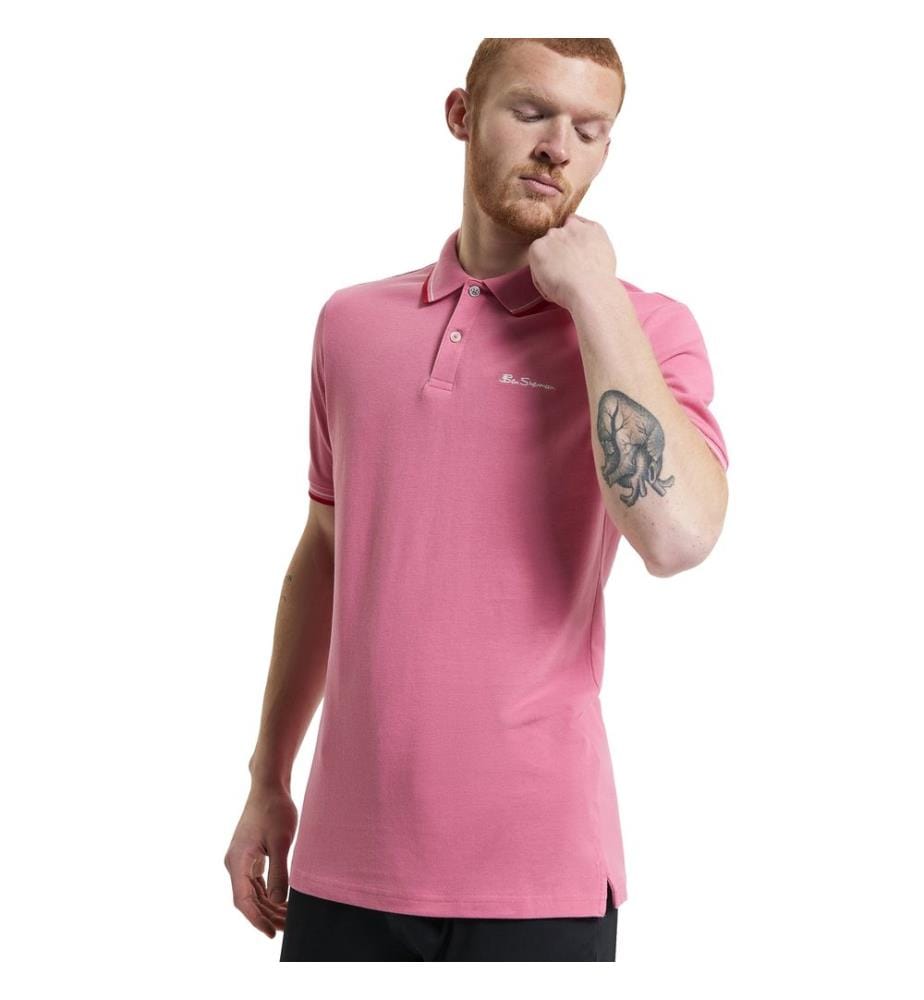 Ben Sherman Mens Signature Pique Polo Shirt