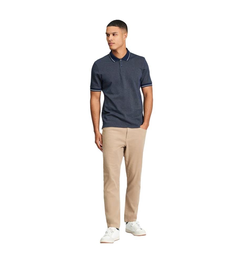Ben Sherman Mens Jacquard Polo Shirt