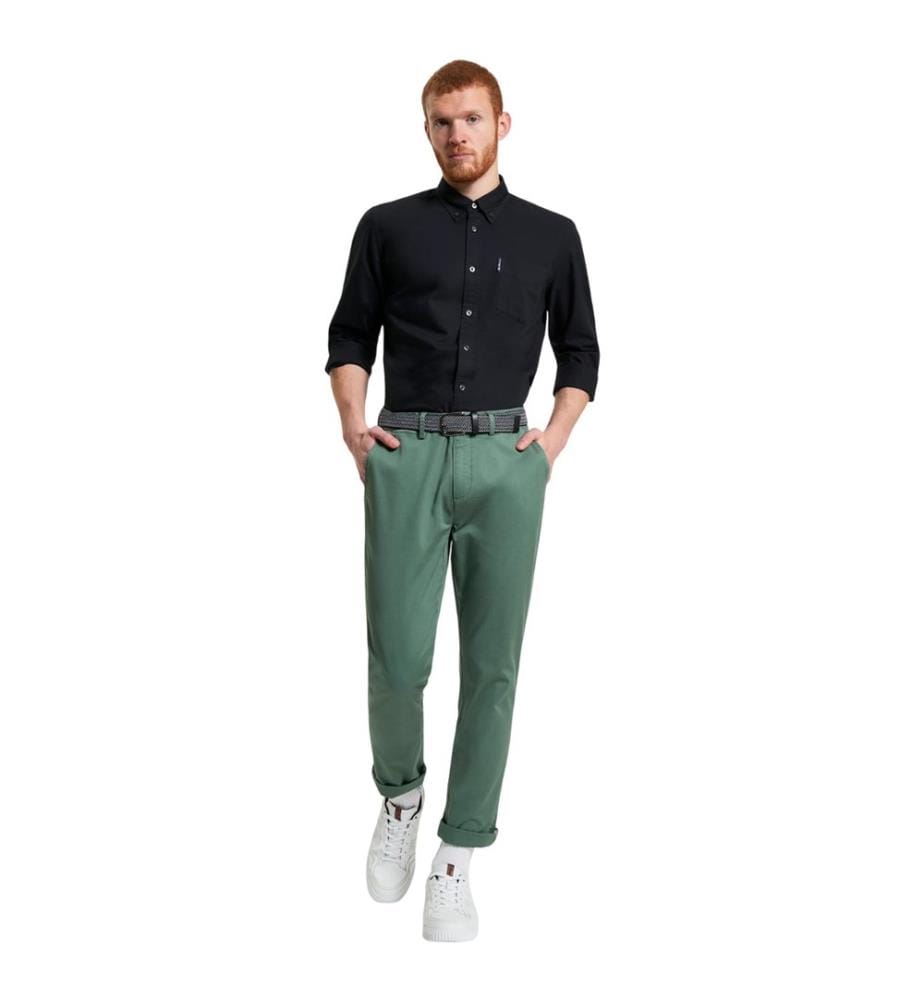 Ben Sherman Mens Signature Oxford Long-Sleeved Shirt