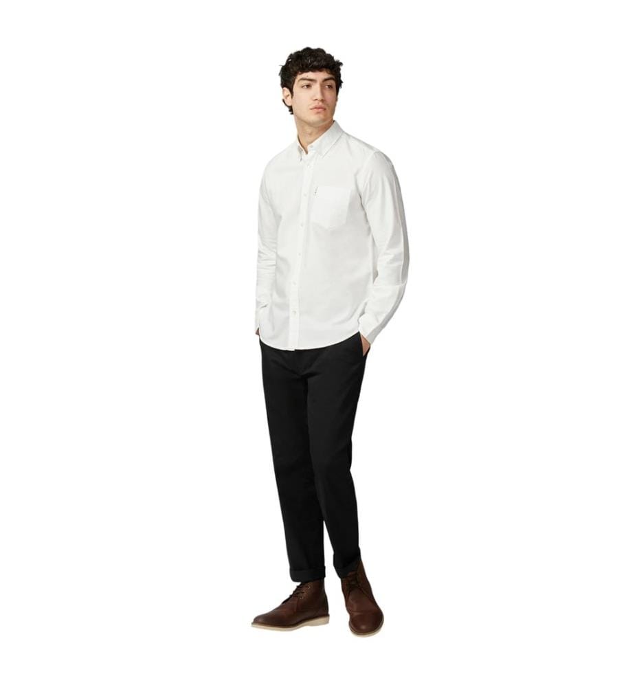 Ben Sherman Mens Signature Oxford Long-Sleeved Shirt