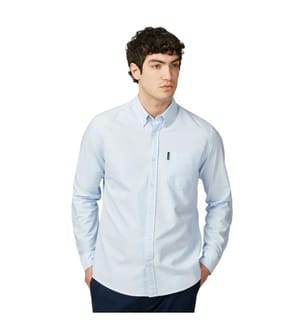 Ben Sherman Mens Signature Oxford Long-Sleeved Shirt