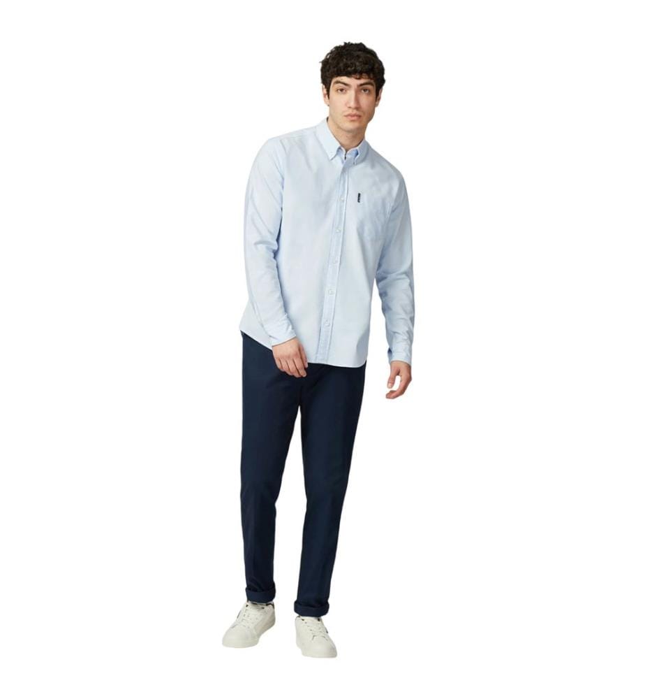 Ben Sherman Mens Signature Oxford Long-Sleeved Shirt