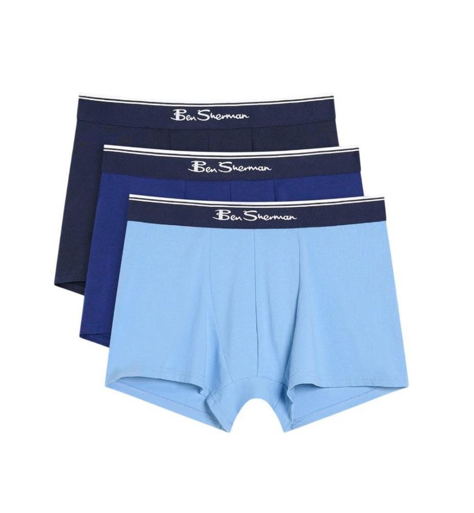 Ben Sherman Mens Mod Signature Stripes Boxer Shorts (Pack of 3)