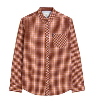 Ben Sherman Mens Signature House Check Long-Sleeved Shirt