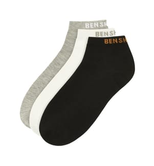 Ben Sherman Unisex Adult Trainer Socks (Pack of 3)
