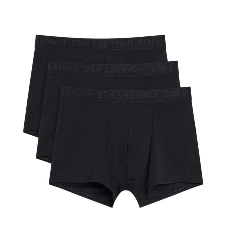 Ben Sherman Mens Tonal Boxer Shorts (Pack of 3)