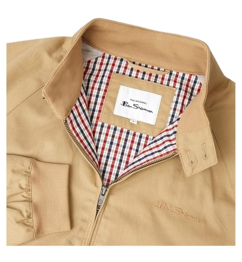 Ben Sherman Mens Harrington Signature Jacket