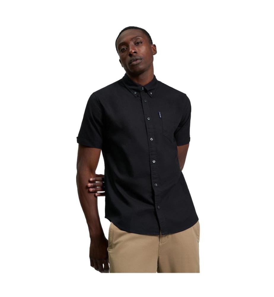 Ben Sherman Mens Signature Oxford Short-Sleeved Shirt