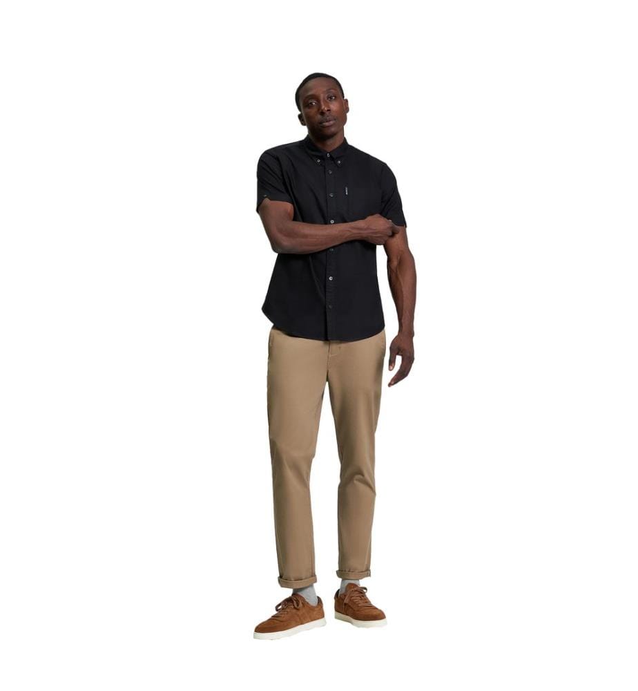 Ben Sherman Mens Signature Oxford Short-Sleeved Shirt