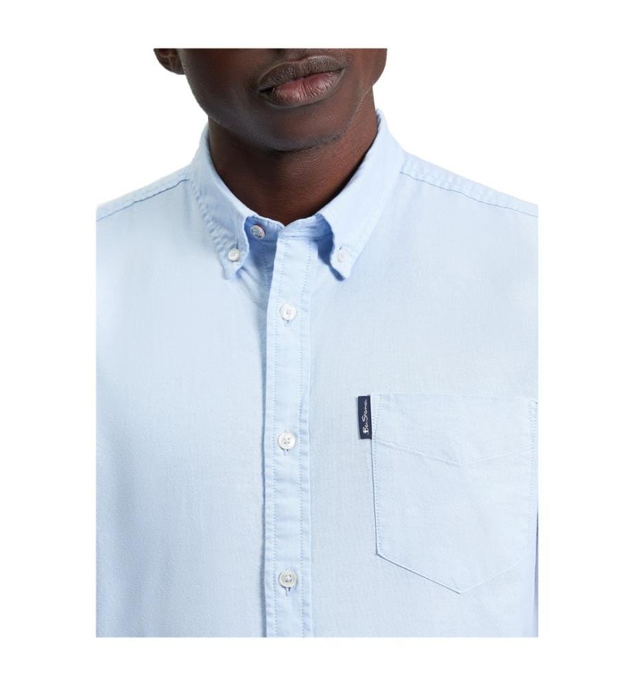 Ben Sherman Mens Signature Oxford Short-Sleeved Shirt