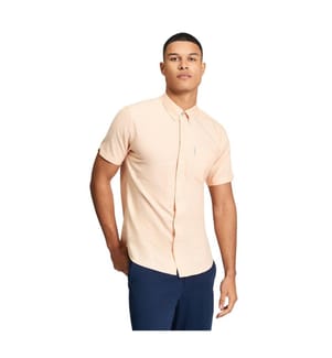 Ben Sherman Mens Signature Oxford Short-Sleeved Shirt