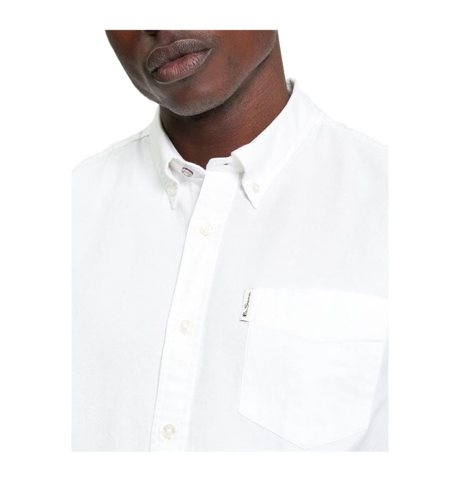 Ben Sherman Mens Signature Oxford Short-Sleeved Shirt