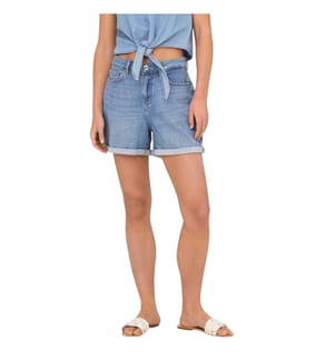 Only Womens/Ladies Denim Cuffed Shorts