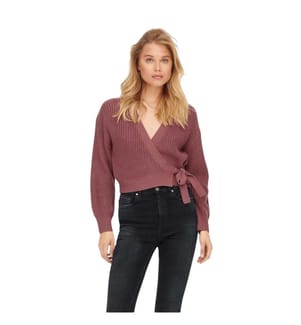 Only Womens/Ladies Cropped V Neck Cardigan
