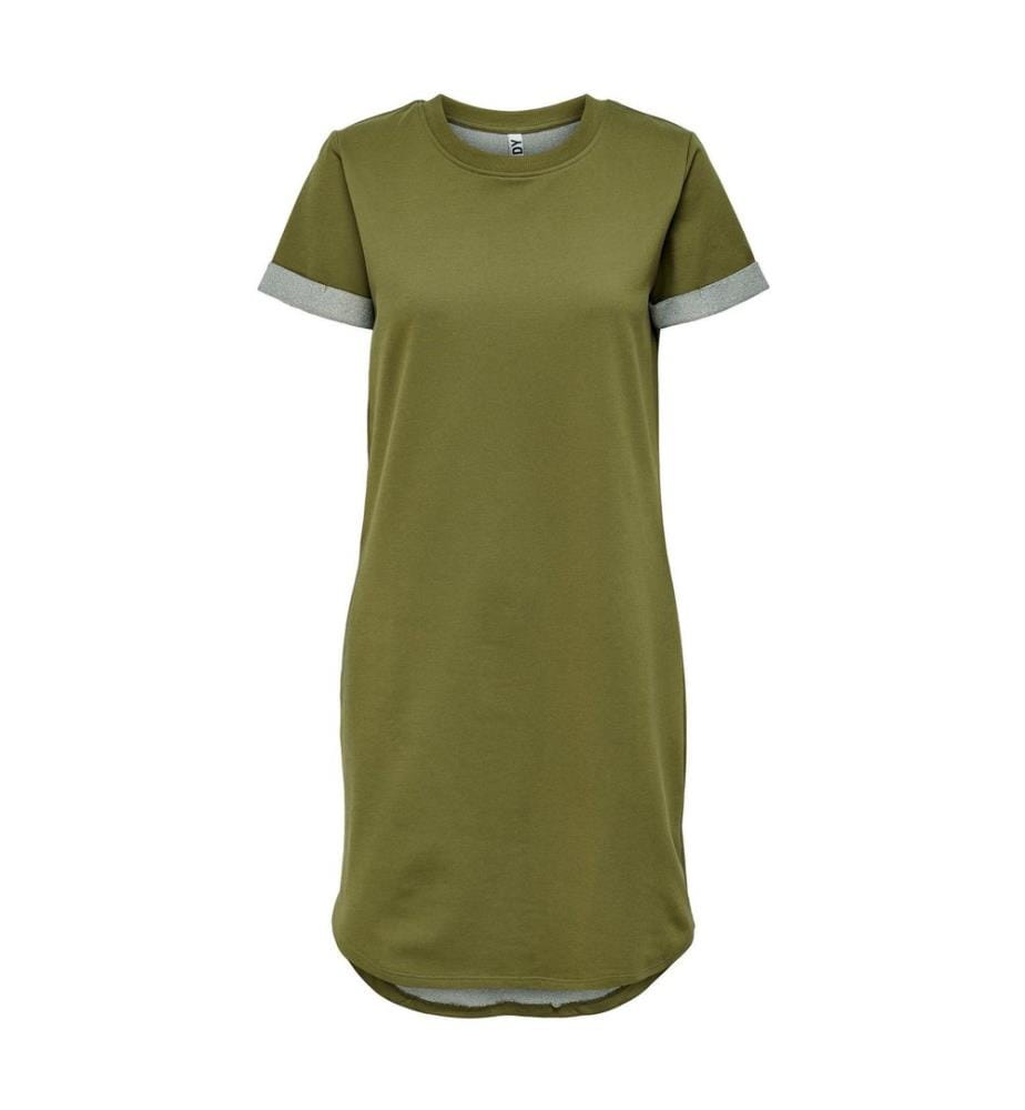 Only Womens/Ladies Crew Neck Mini Shirt Dress